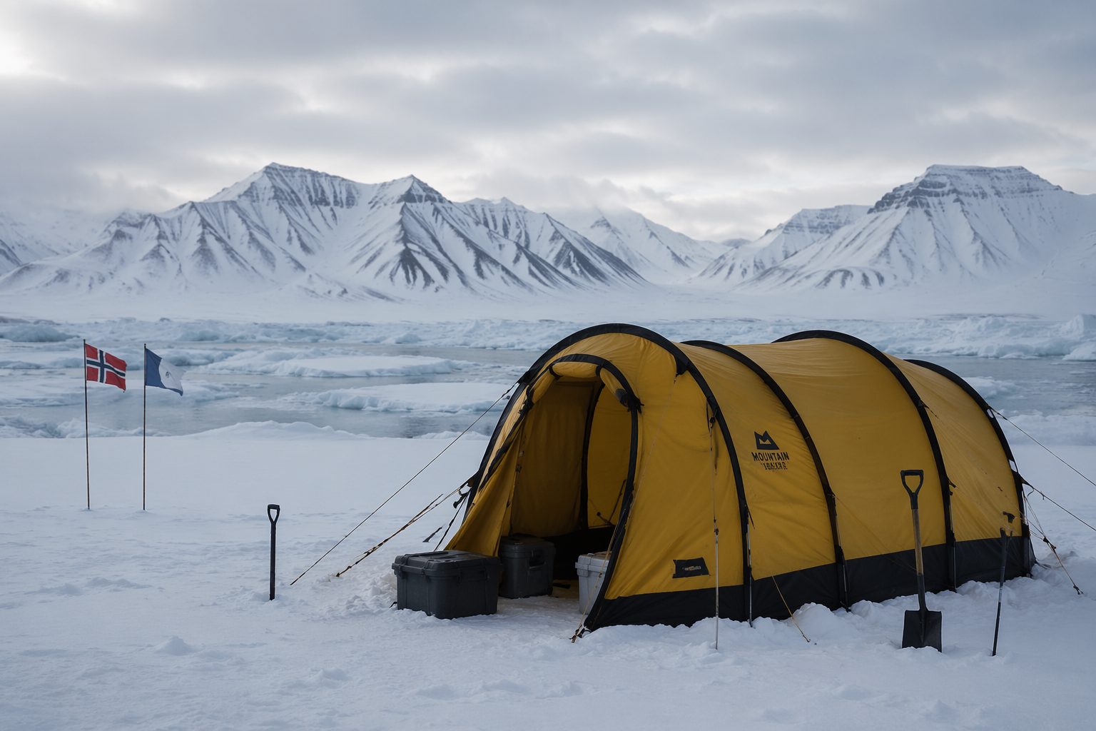 Expedition tents polar research